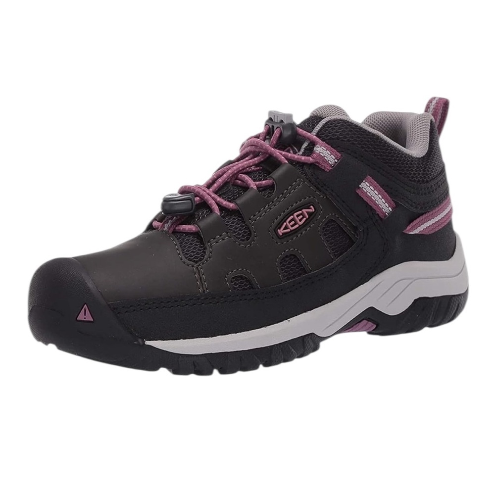 Keen Targhee Hiking Shoes Black Purple Sneakers Sz 5 Walking Outdoor Waterproof